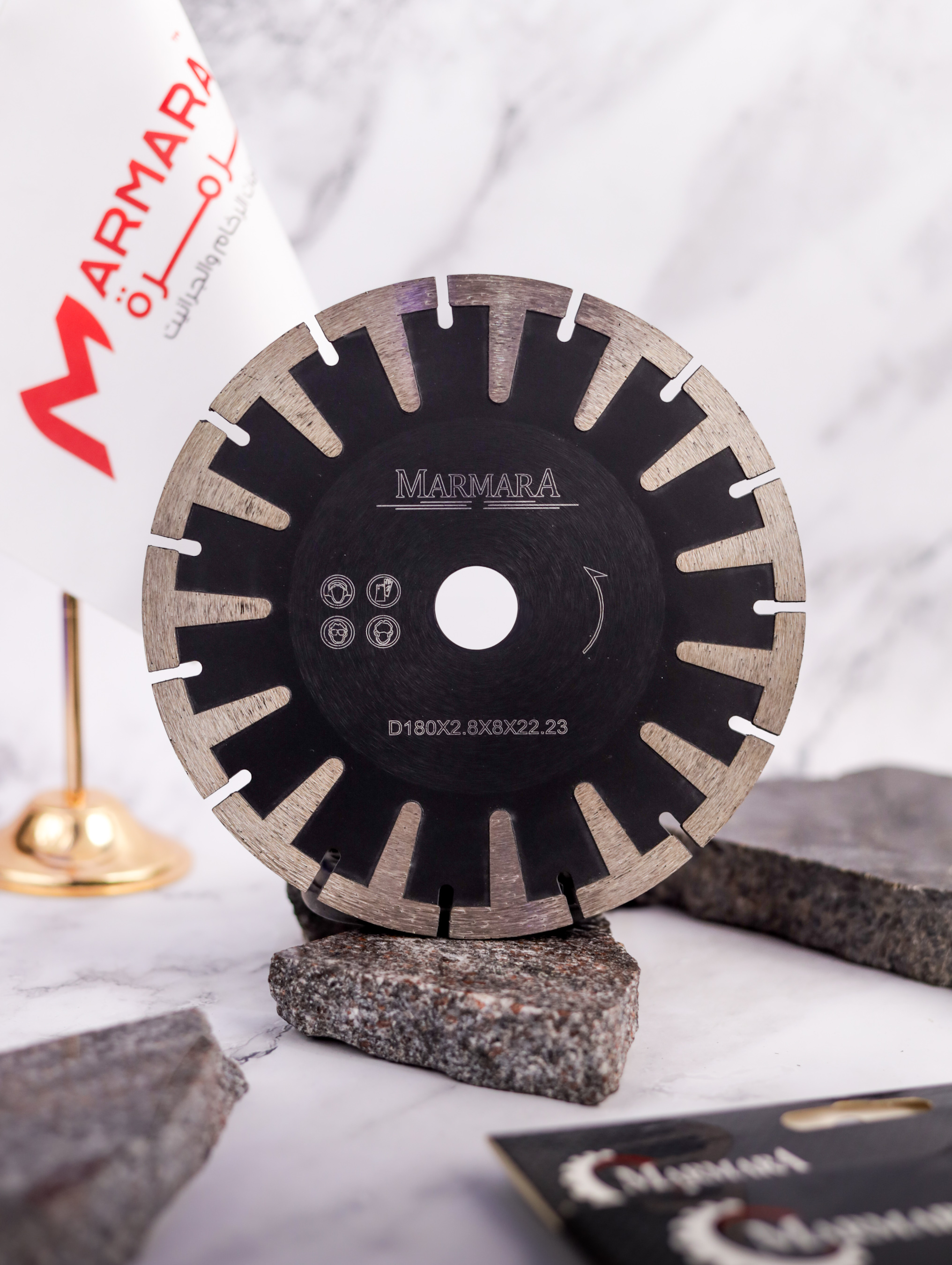 دسك قطع رخام (مع فلانجة)